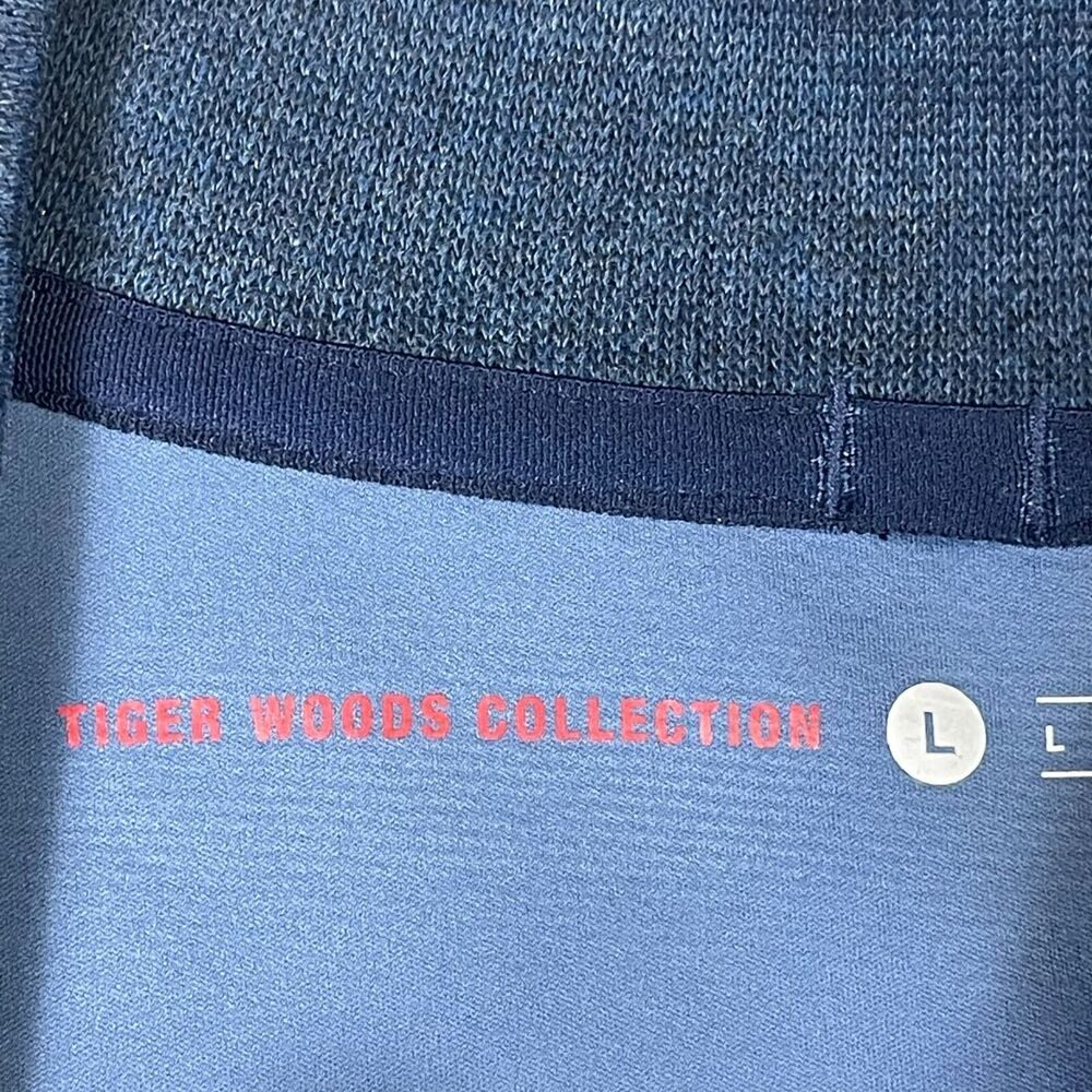 Nike Tiger Woods Collection Sweater Mens Large Blue Olympic Games Rio 2016 Adult - Picture 7 of 12